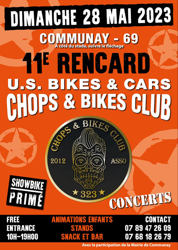 U.S. Bikes & Cars à Communay - Dimanche 28 mai 2023