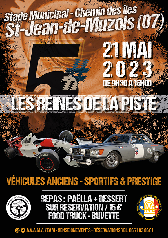 Les reines de la piste à Saint-Jean-de-Muzols (07) - Dimanche 21 mai 2023